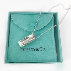 Tiffany & Co. 1837 Oval Pendant Necklace